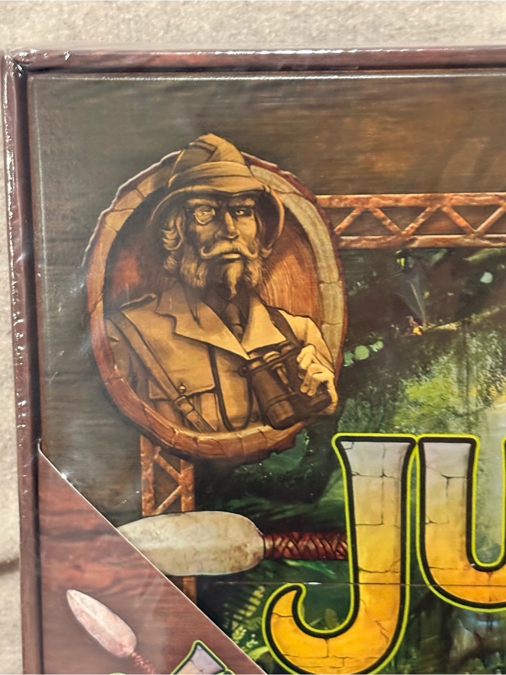 Jumanji Classic Board Game - Brown Edition. New. In wrapper. In Wooden Box - Picture 5 of 11